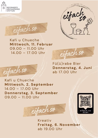 Eifach so Jahresflyer 2026 Logo neu